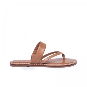 Bernardo Leia Thong Flade Sandaler Dame Brune | QHD648KY