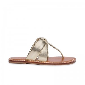 Bernardo Margaret Thong Slidesandaler Dame Guld | FRY113BS