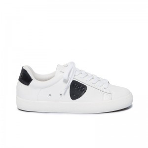 Bernardo Tatum Sneakers Dame Hvide Sort | DSC486MO