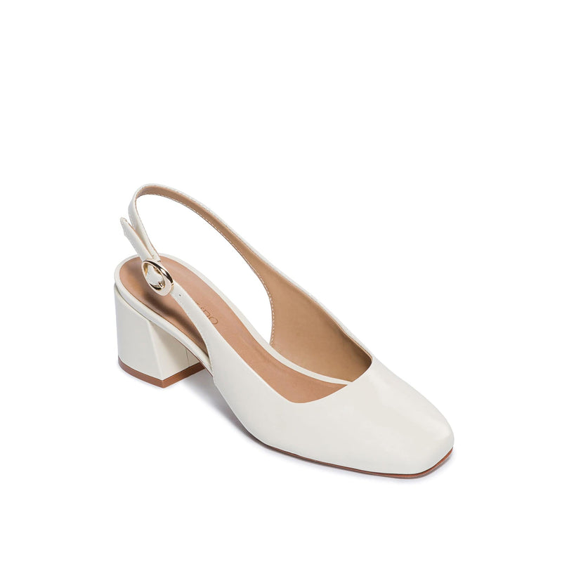 Bernardo Alexia Slingback Stiletter Dame Hvide | CPA9657BK