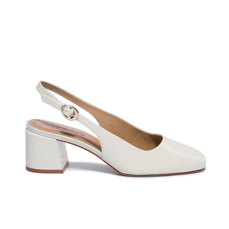 Bernardo Alexia Slingback Stiletter Dame Hvide | CPA9657BK