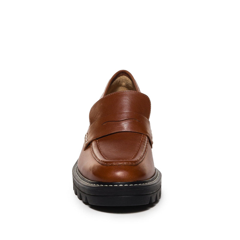 Bernardo Chandler Lug-Sole Loafers Dame Mørkebrune | BOS5530TG