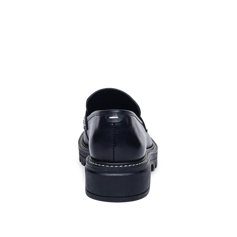 Bernardo Chandler Lug-Sole Loafers Dame Sort | UEA4973ZX