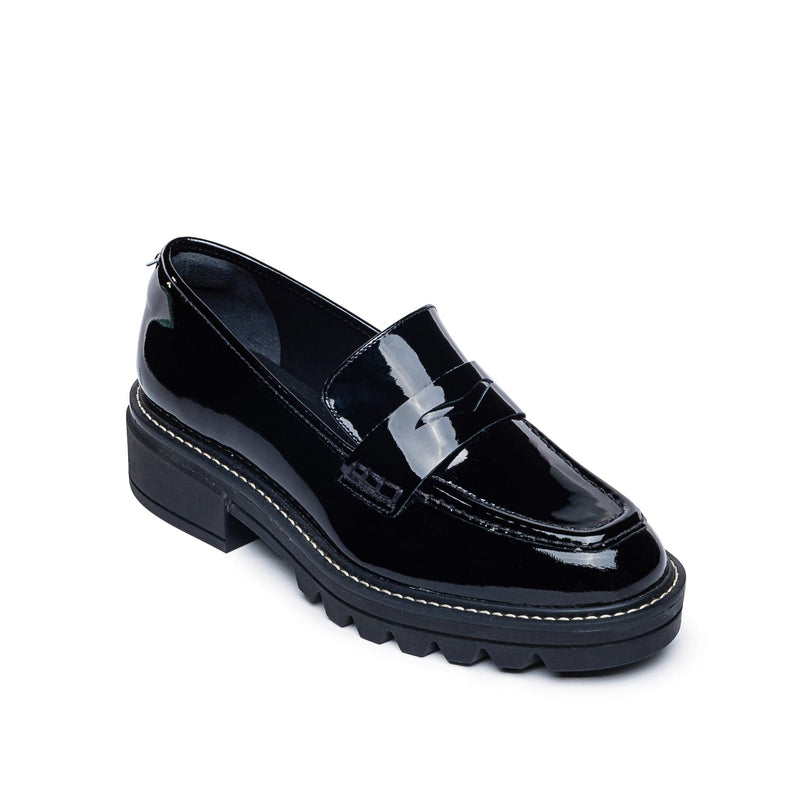 Bernardo Chandler Lug-Sole Loafers Dame Sort | JFQ960GR