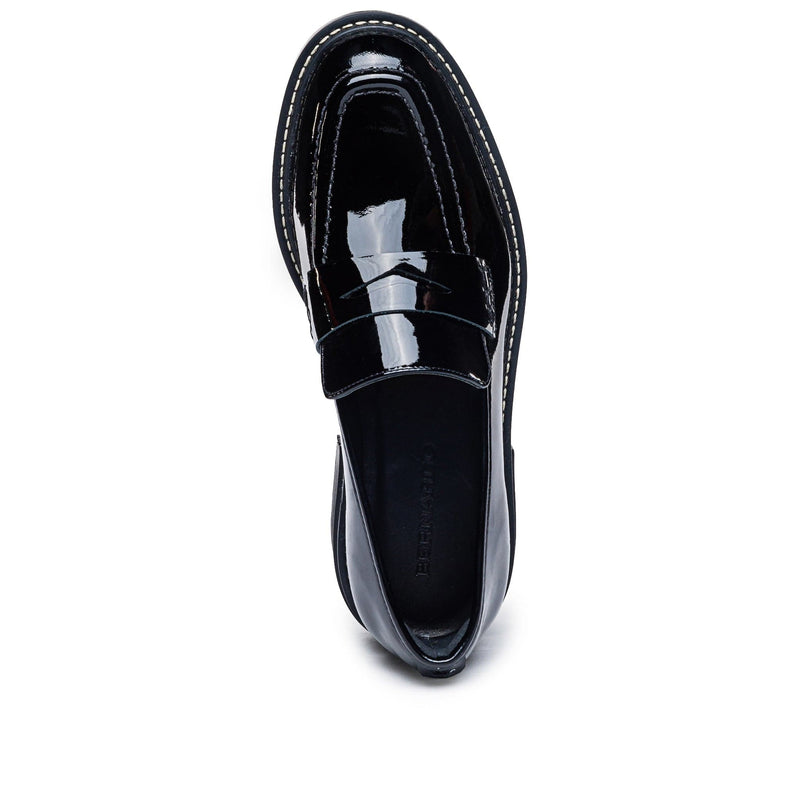 Bernardo Chandler Lug-Sole Loafers Dame Sort | JFQ960GR