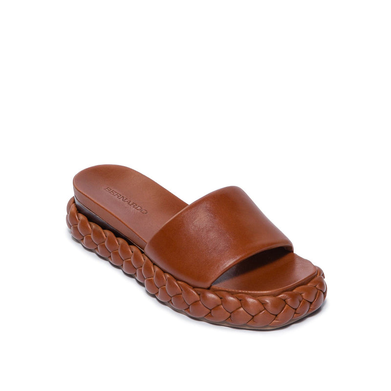 Bernardo Charleston Braided Slidesandaler Dame Chokolade | PHR353EX