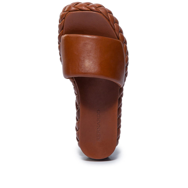 Bernardo Charleston Braided Slidesandaler Dame Chokolade | PHR353EX