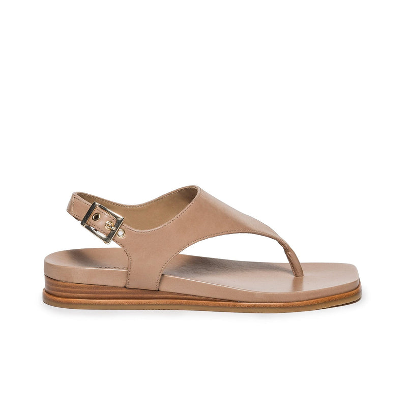 Bernardo Concord Thong Flade Sandaler Dame Lysebrune | EJJ621MT