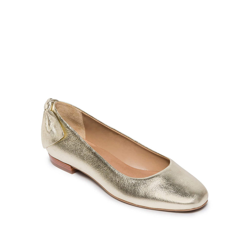 Bernardo Eloisa Bow Ballerina Dame Guld | VUH6114LC