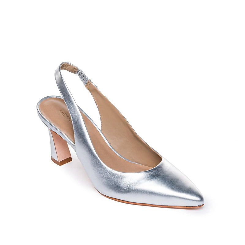 Bernardo Felicity Slingback Stiletter Dame Sølv | KJO659CG