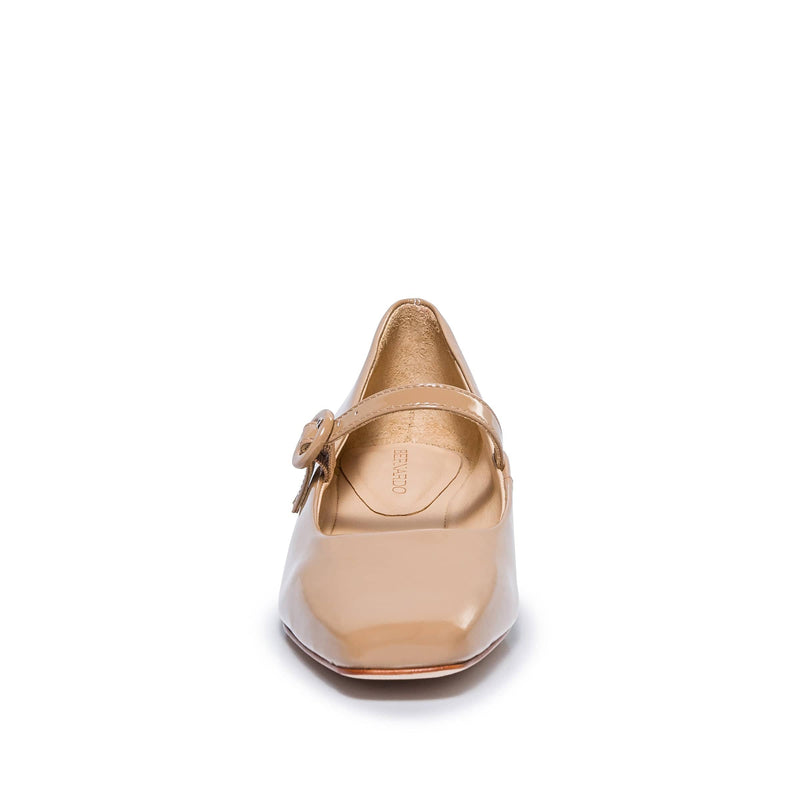 Bernardo Gabriela Mary Jane Ballerina Dame Beige | JUU8465IH