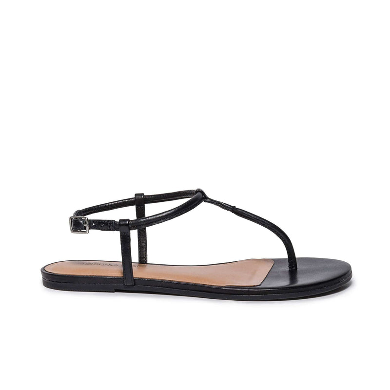 Bernardo Haven Thong Flade Sandaler Dame Sort | RAC1515EJ