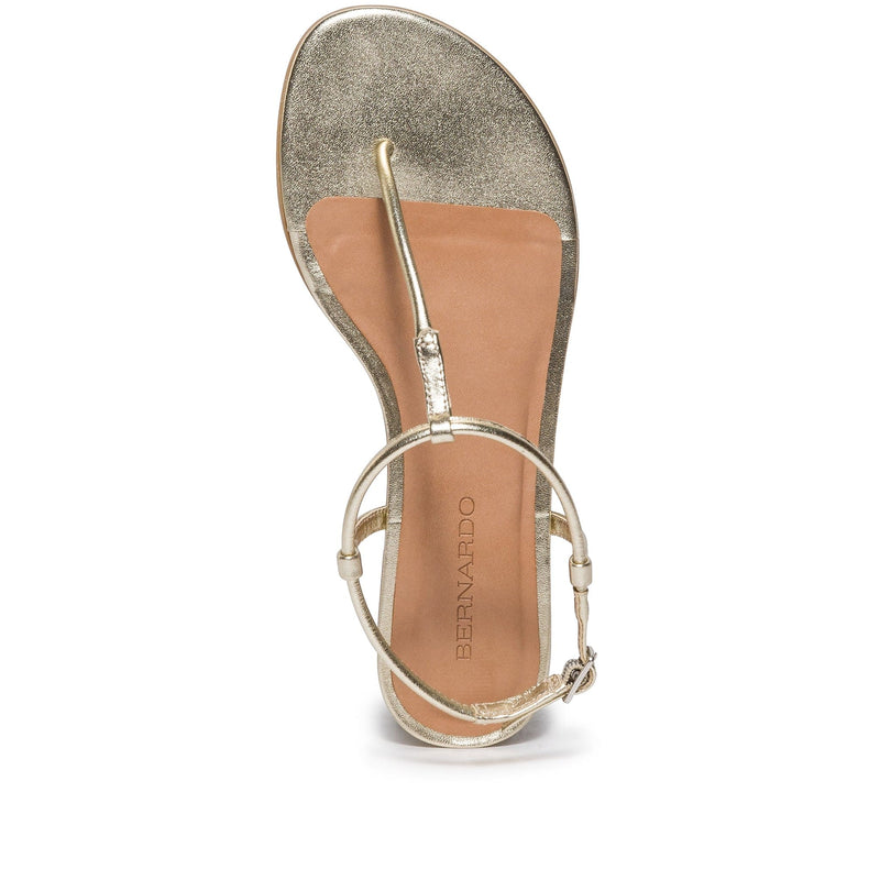 Bernardo Haven Thong Flade Sandaler Dame Guld | VAI9960NS