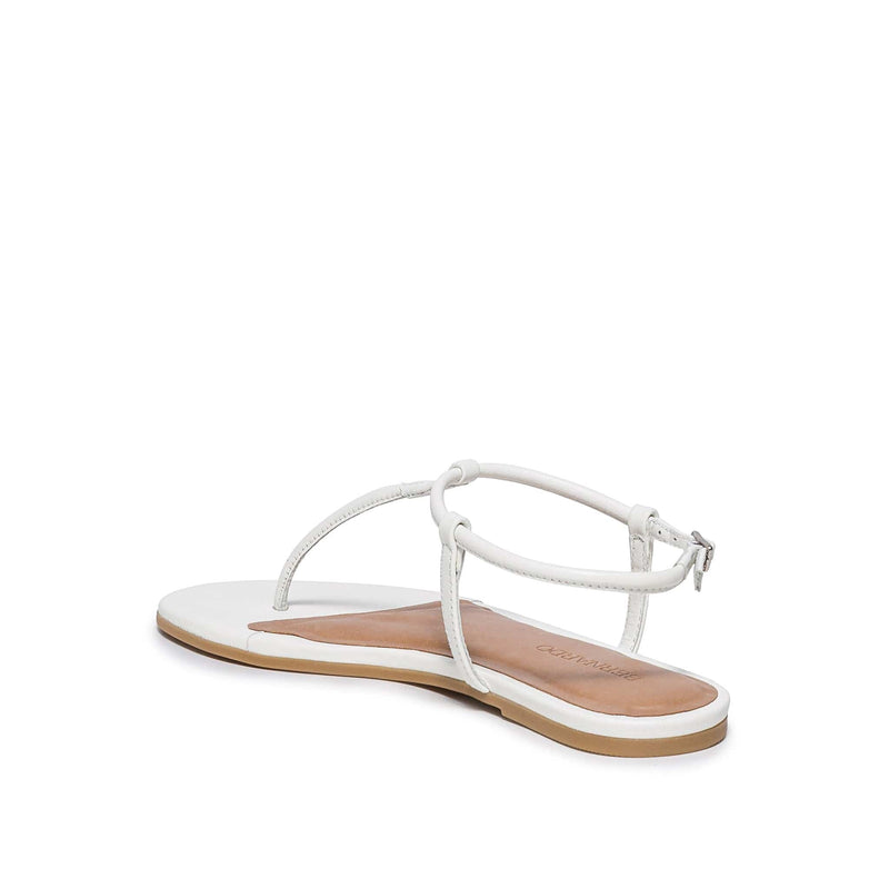 Bernardo Haven Thong Flade Sandaler Dame Hvide | OOT3582FM