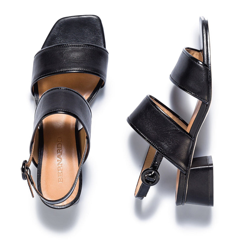 Bernardo Jasper Slingback Sandaler med Hæl Dame Sort | QRA3073RB