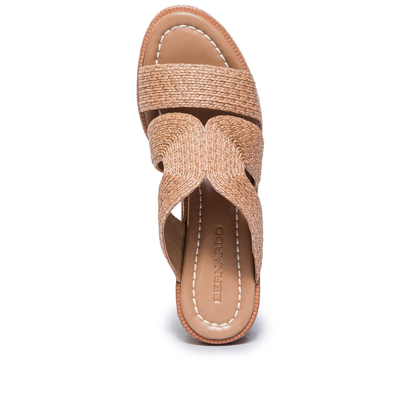 Bernardo Kaian Raffia Kile Sandaler Dame Brune | DDY5612FV