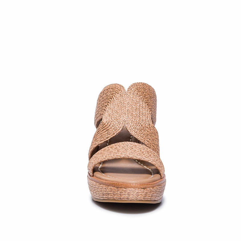 Bernardo Kaian Raffia Kile Sandaler Dame Brune | DDY5612FV