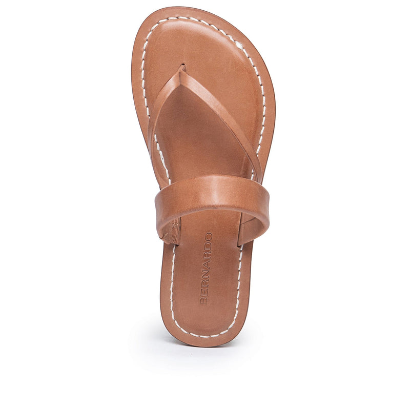 Bernardo Leia Thong Flade Sandaler Dame Brune | QHD648KY