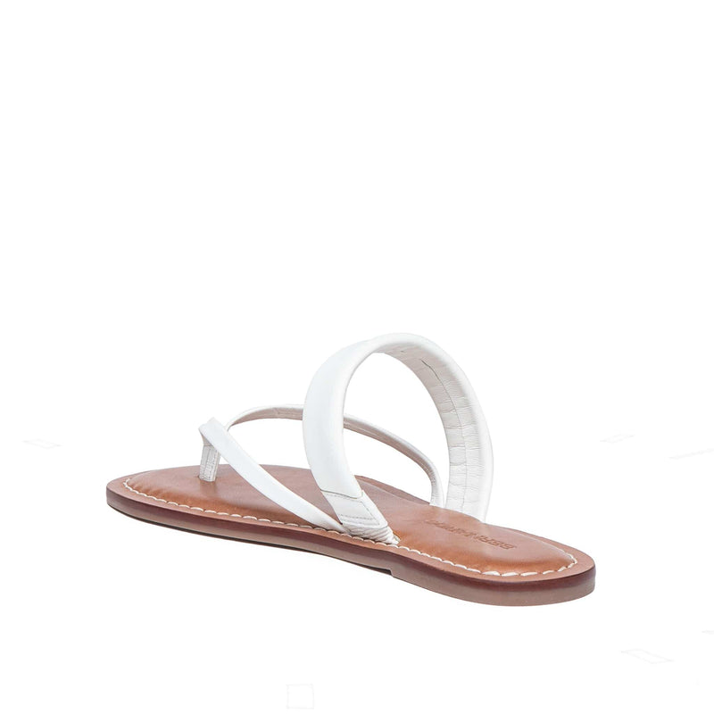 Bernardo Leia Thong Flade Sandaler Dame Hvide | NUF42JN