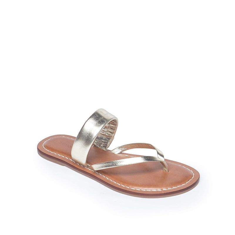 Bernardo Leia Thong Flade Sandaler Dame Guld | RNK508LT