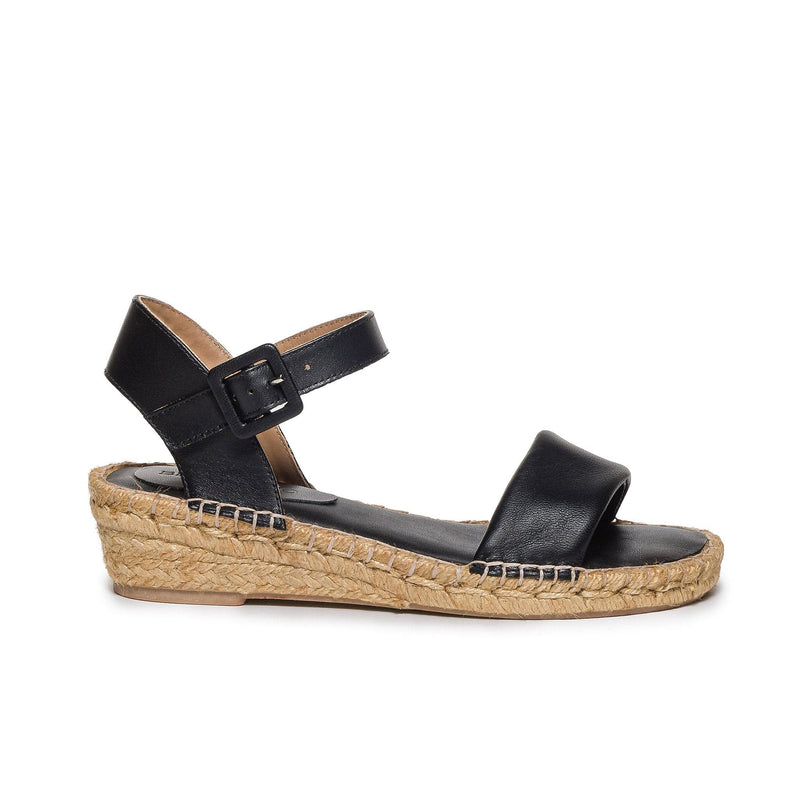 Bernardo Madrid Espadrille Kile Sandaler Dame Sort | NPF9054JP