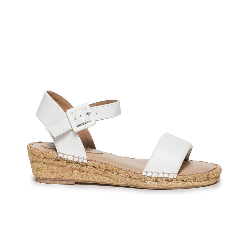 Bernardo Madrid Espadrille Kile Sandaler Dame Hvide | BYR87XW