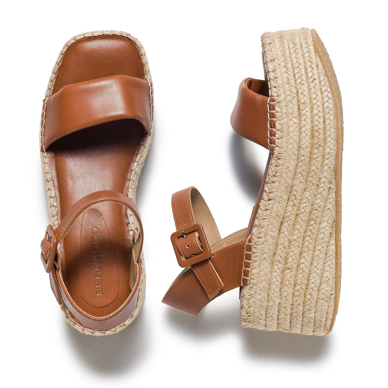 Bernardo Mallorca Espadrille Platform Sandaler Dame Mørkebrune | HJF9072NQ