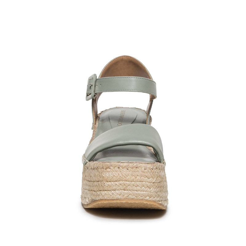 Bernardo Mallorca Espadrille Platform Sandaler Dame Lysegrøn | BQX79100OK