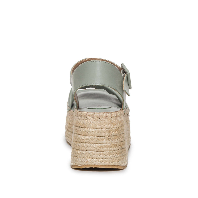 Bernardo Mallorca Espadrille Platform Sandaler Dame Lysegrøn | BQX79100OK