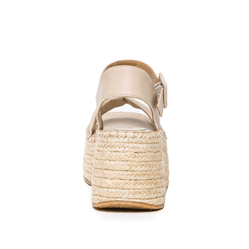 Bernardo Mallorca Espadrille Platform Sandaler Dame Beige | ZRS4178PR