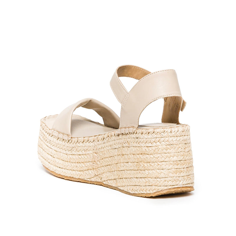 Bernardo Mallorca Espadrille Platform Sandaler Dame Beige | ZRS4178PR