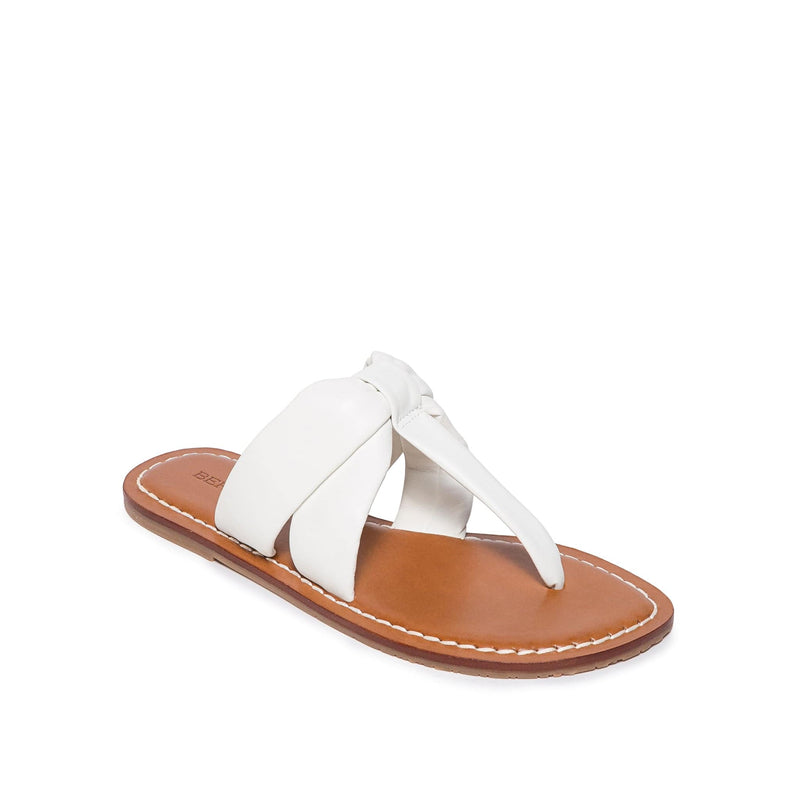 Bernardo Margaret Thong Slidesandaler Dame Hvide | FSN4256LK