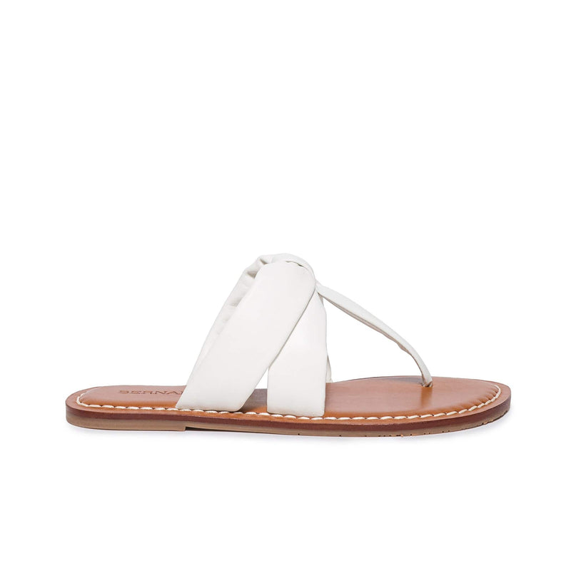 Bernardo Margaret Thong Slidesandaler Dame Hvide | FSN4256LK