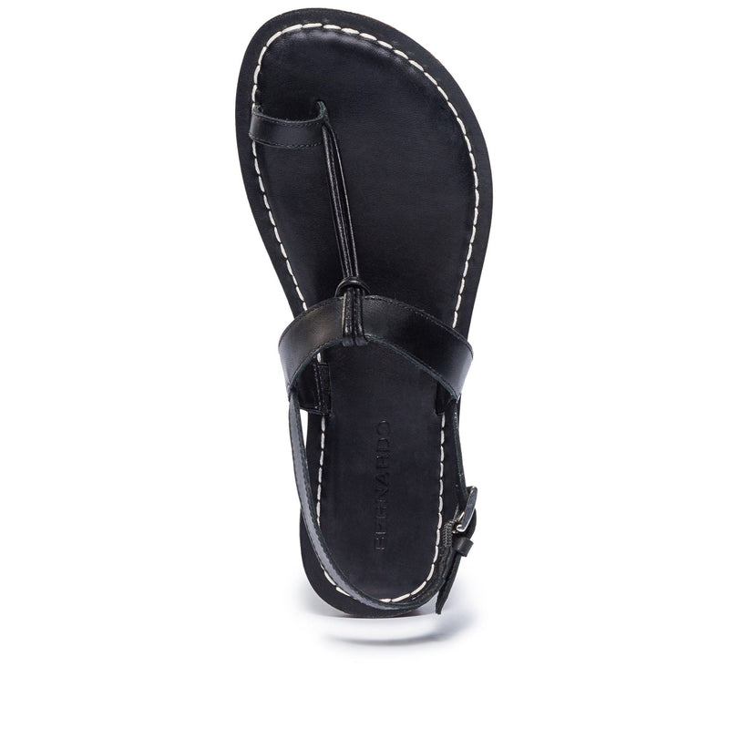 Bernardo Maverick 2 Toe Ring Flade Sandaler Dame Sort | QYX731GT