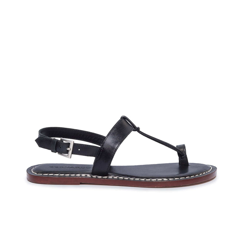 Bernardo Maverick 2 Toe Ring Flade Sandaler Dame Sort | QYX731GT