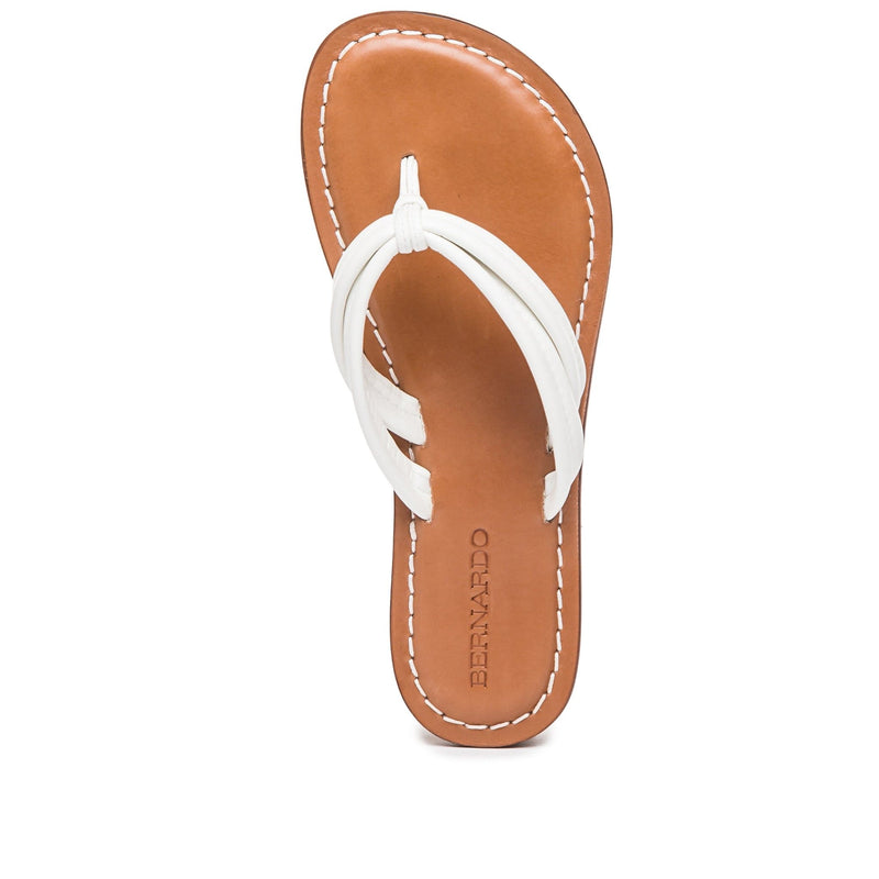 Bernardo Miami Thong Slidesandaler Dame Hvide | UYY1593GK