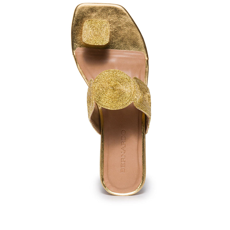 Bernardo Palermo Slidesandaler Dame Guld | PZI7346YI