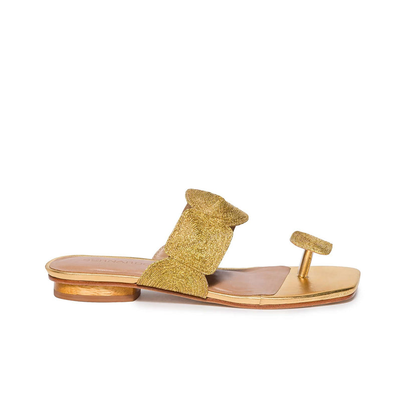 Bernardo Palermo Slidesandaler Dame Guld | PZI7346YI