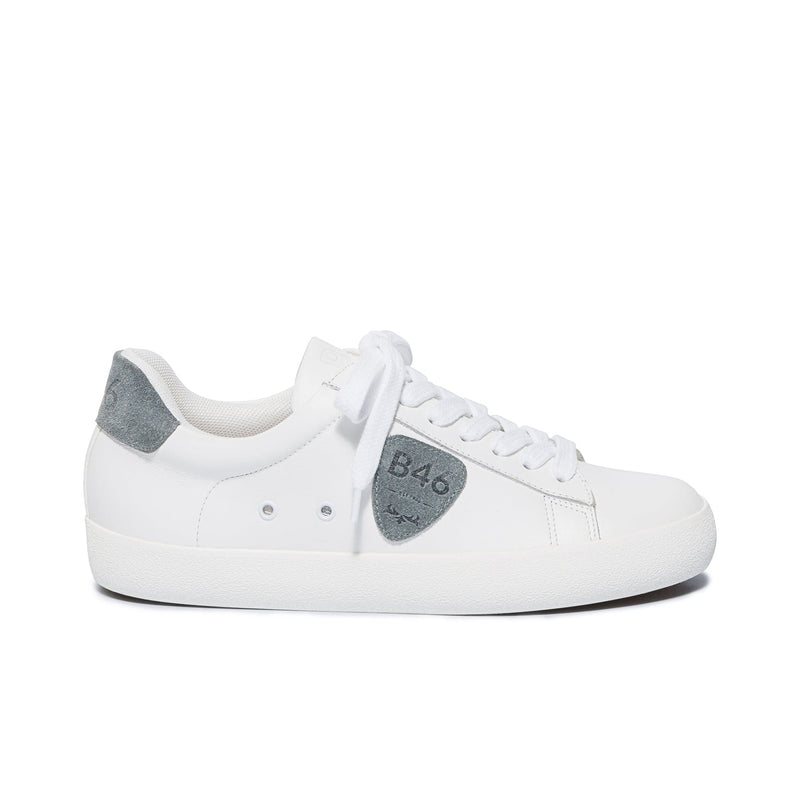 Bernardo Tatum Sneakers Dame Hvide Blå | BBJ2495BJ