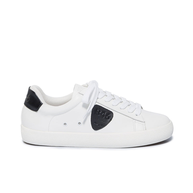 Bernardo Tatum Sneakers Dame Hvide Sort | DSC486MO