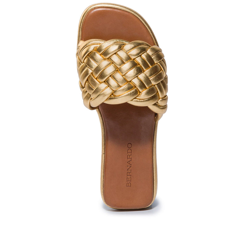 Bernardo Troy Woven Slidesandaler Dame Guld | VQP3238RY