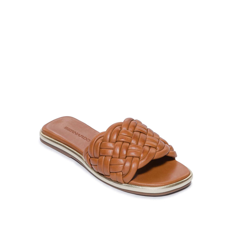 Bernardo Troy Woven Slidesandaler Dame Mørkebrune | EVT4291TJ