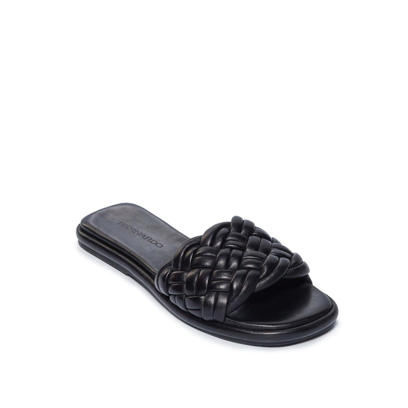 Bernardo Troy Woven Slidesandaler Dame Sort | RGO613BD