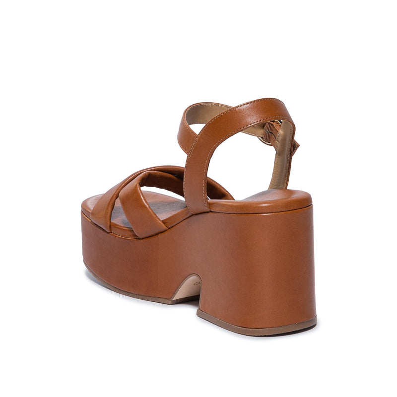 Bernardo Weston Platform Sandaler Dame Mørkebrune | OGY10092ZS