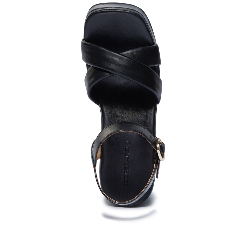 Bernardo Weston Platform Sandaler Dame Sort | MAC3875XB